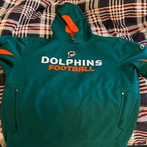 Miami Dolphins Hoodie Size Large